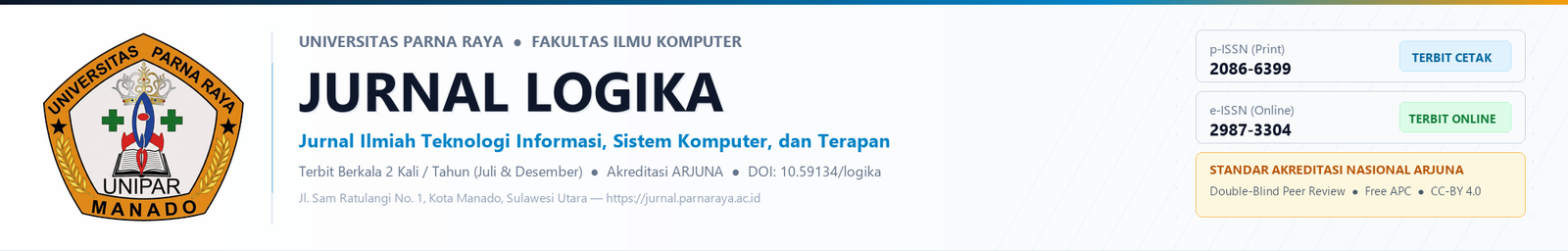 Jurnal Logika - Universitas Parna Raya